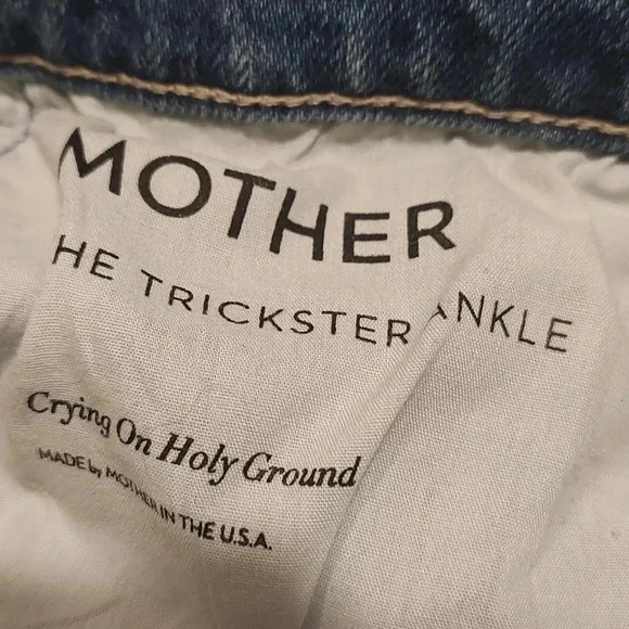 MOTHER DENIM THE TRICKSTER ANKLE - Cryin' On Holy Ground - Picture 8 of 9